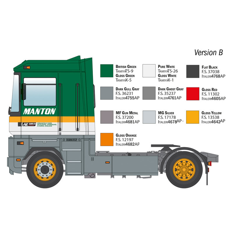 Renault AE500 Magnum, 1990, 2 versions - ITALERI 3969 - 1/24