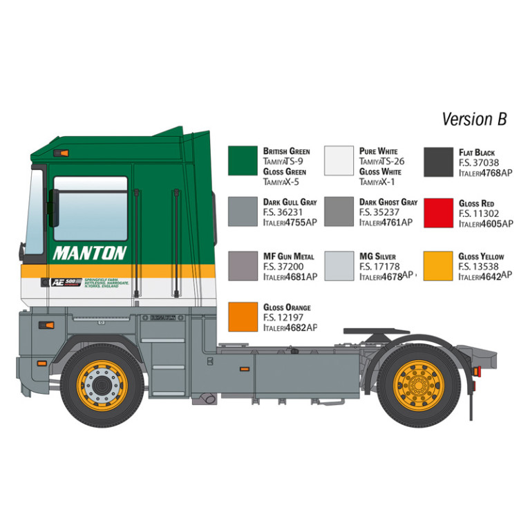 Renault AE500 Magnum, 1990, 2 versions - ITALERI 3969 - 1/24