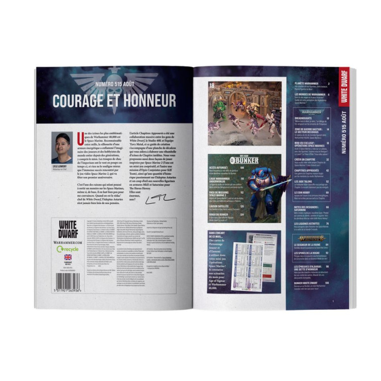 Magazine White Dwarf 515, Space Marines - WARHAMMER WD515