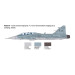 JAS-39D Gripen biplace, 4 versions - ITALERI 91216 - 1/72