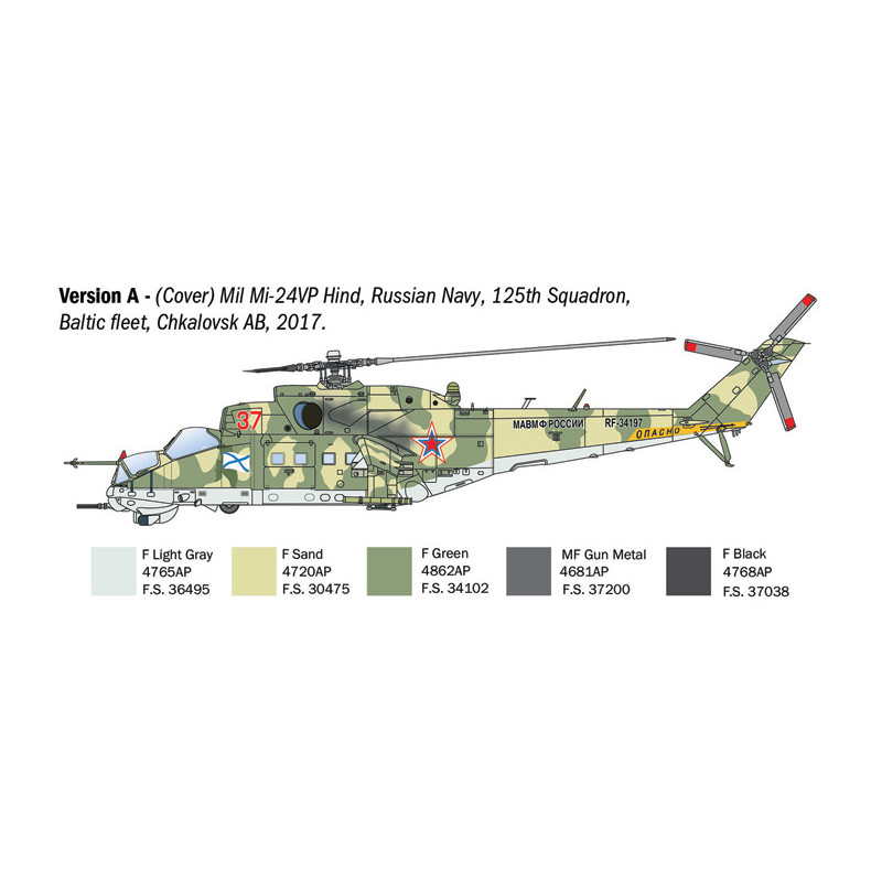Mil Mi-24/Mi-35 Hind - ITALERI 1432 - 1/72