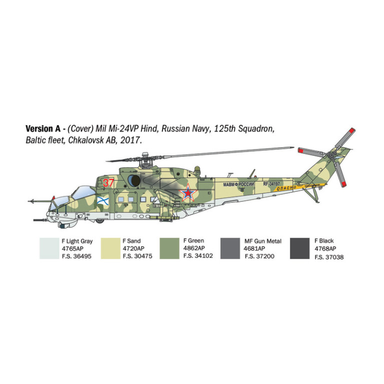 Mil Mi-24/Mi-35 Hind - ITALERI 1432 - 1/72