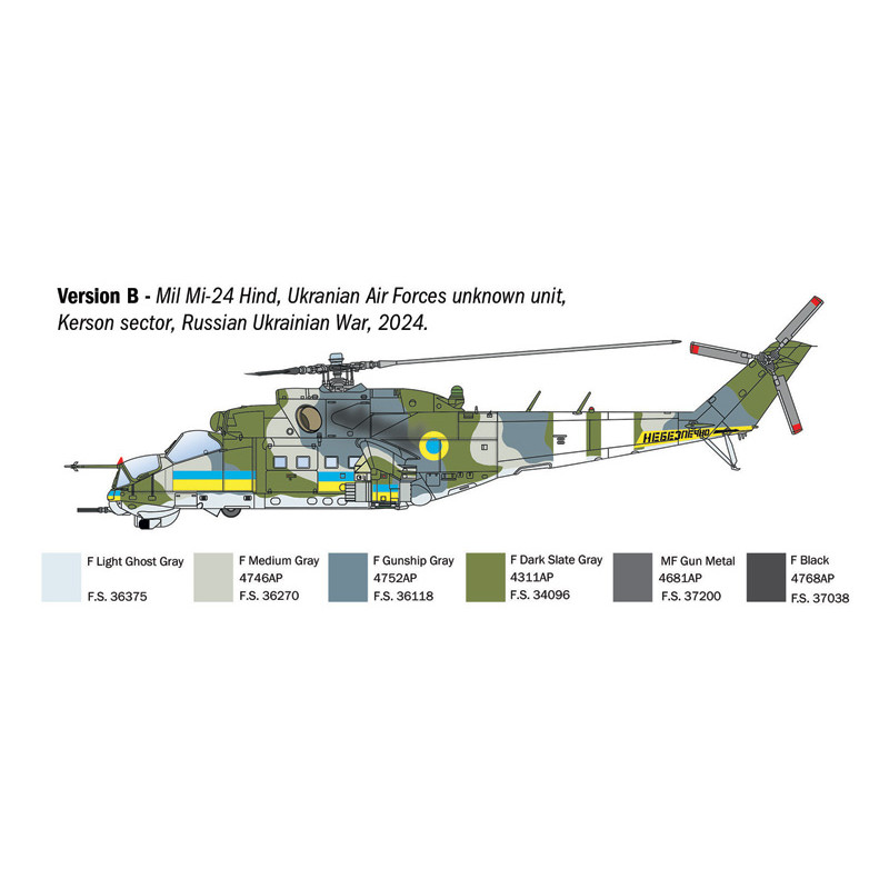 Mil Mi-24/Mi-35 Hind - ITALERI 1432 - 1/72