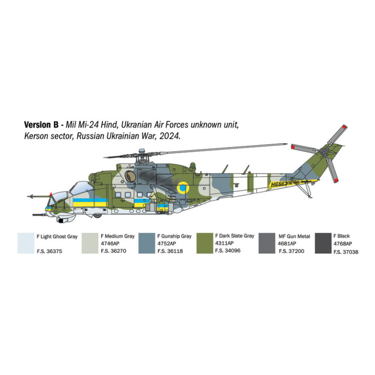 Mil Mi-24/Mi-35 Hind - ITALERI 1432 - 1/72
