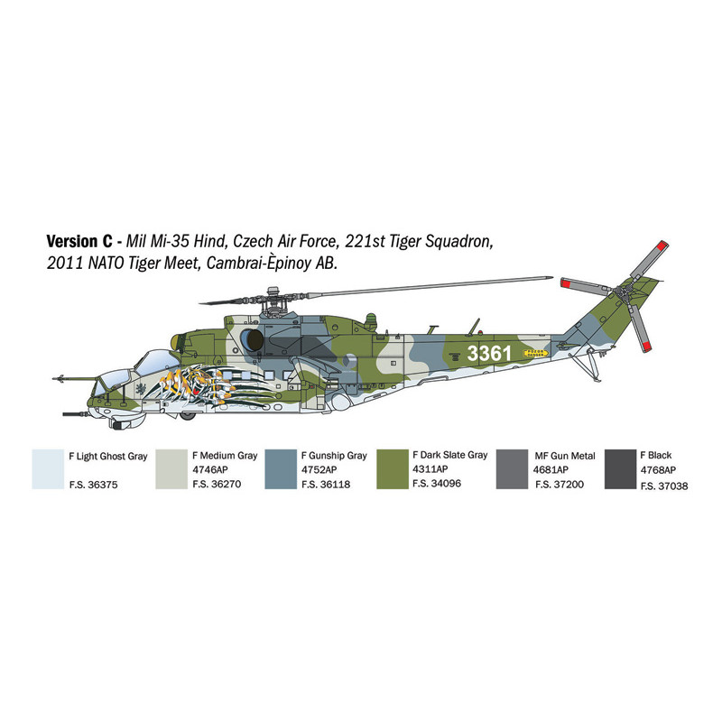 Mil Mi-24/Mi-35 Hind - ITALERI 1432 - 1/72
