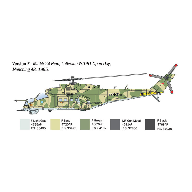 Mil Mi-24/Mi-35 Hind - ITALERI 1432 - 1/72