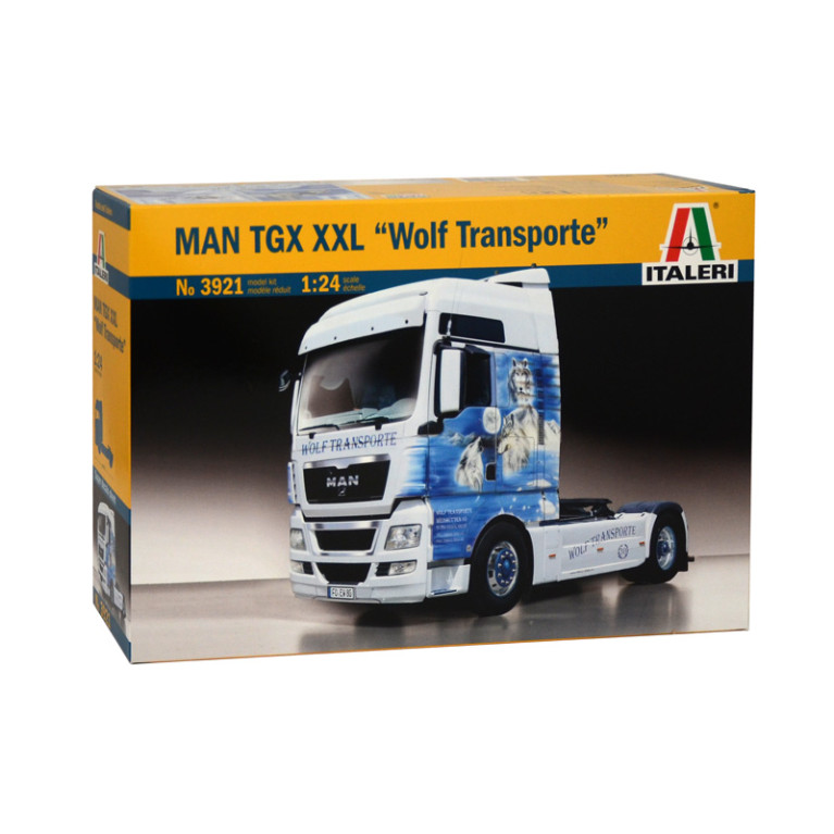 MAN TGX XXL, version Wolf transporte - ITALERI 3921 - 1/24