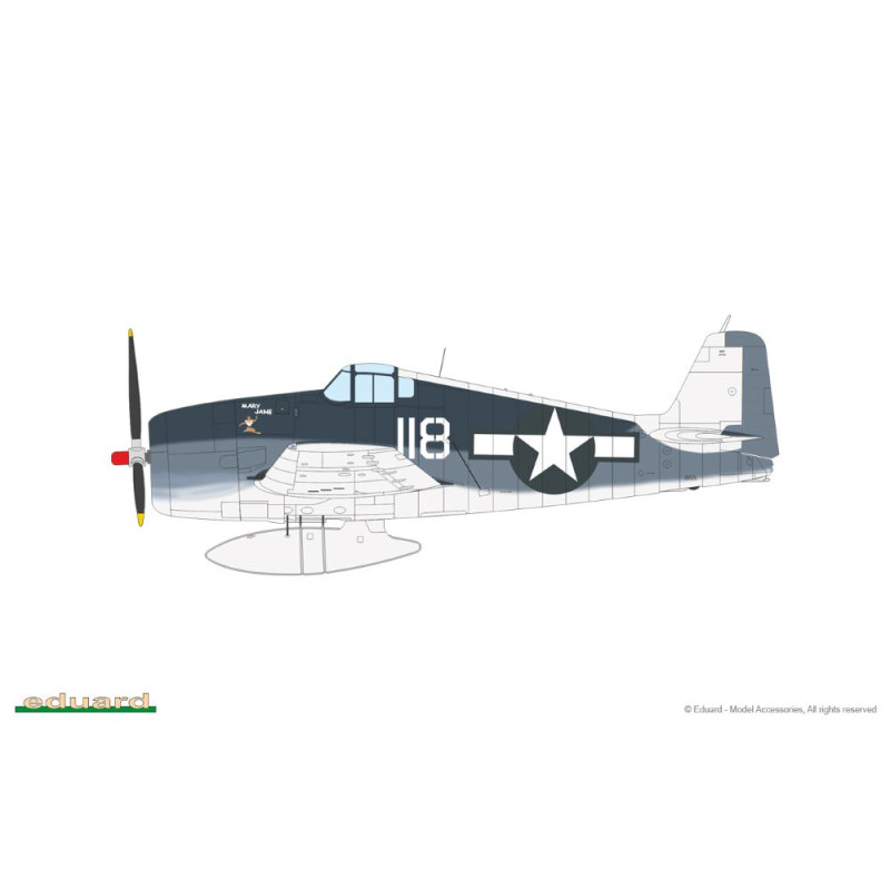 F6F-3 Hellcat, 4 versions - EDUARD 84194 - 1/48