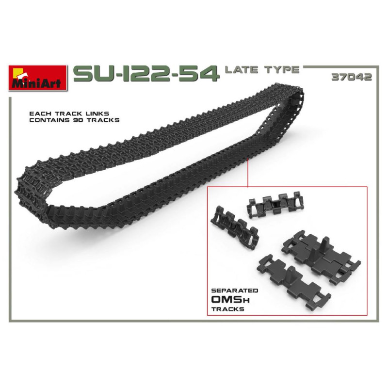 SU-122-54, Late type, 4 versions - MiniArt 37042 - 1/35