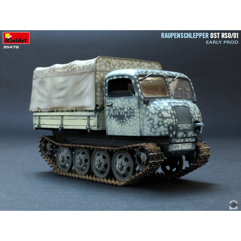 Raupenschlepper OST RSO/01, early prod, 4 versions - MiniArt 35478 - 1/35