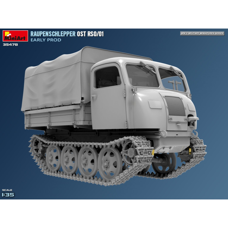 Raupenschlepper OST RSO/01, early prod, 4 versions - MiniArt 35478 - 1/35