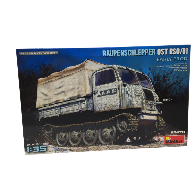 Raupenschlepper OST RSO/01, early prod, 4 versions - MiniArt 35478 - 1/35