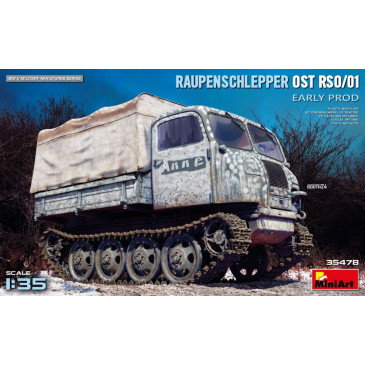 Raupenschlepper OST RSO/01, early prod, 4 versions - MiniArt 35478 - 1/35