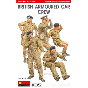 Équipage d'automobile blindée britannique, édition spéciale - MiniArt 35387 - 1/35