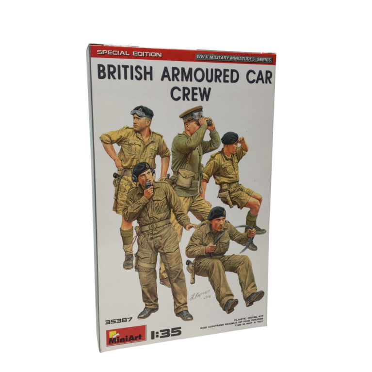 Équipage d'automobile blindée britannique, édition spéciale - MiniArt 35387 - 1/35