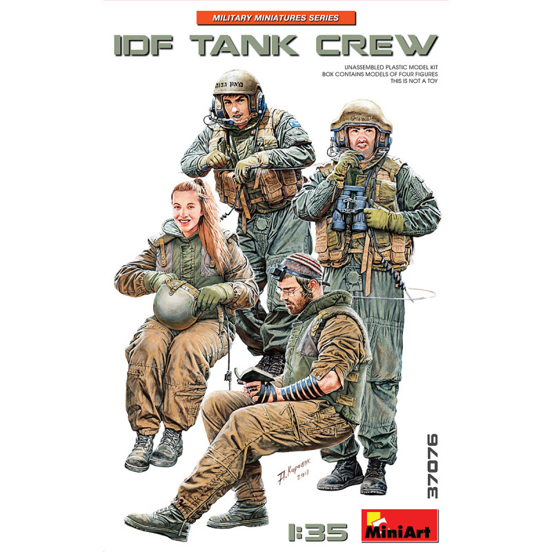 Équipage de char de tsahal - MiniArt 37076 - 1/35