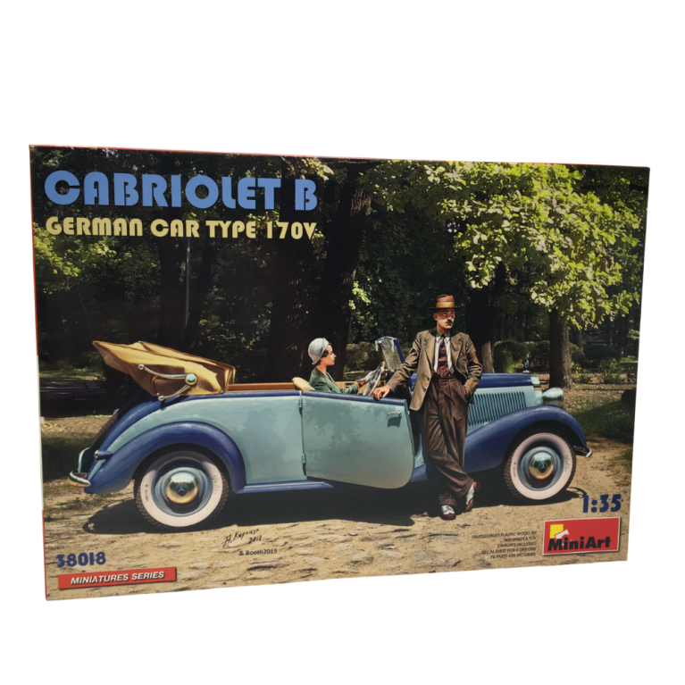Cabriolet B voiture allemande, type 170V, 6 versions - MiniArt 38018 - 1/35
