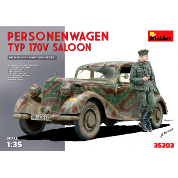 Voiture allemande berline, type 170V, 11 versions - MiniArt 35203 - 1/35
