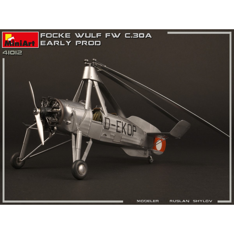 Fock-wulf FW C.30A Heuschrecke, early prod, 2 versions - MiniArt 41012 - 1/35