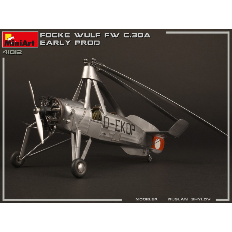 Fock-wulf FW C.30A Heuschrecke, early prod, 2 versions - MiniArt 41012 - 1/35