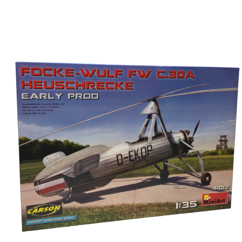 Fock-wulf FW C.30A Heuschrecke, early prod, 2 versions - MiniArt 41012 - 1/35