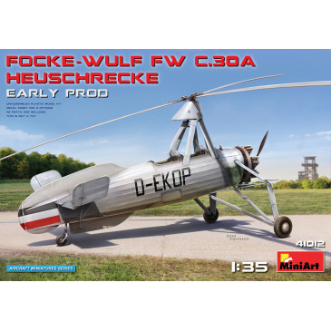 Fock-wulf FW C.30A Heuschrecke, early prod, 2 versions - MiniArt 41012 - 1/35