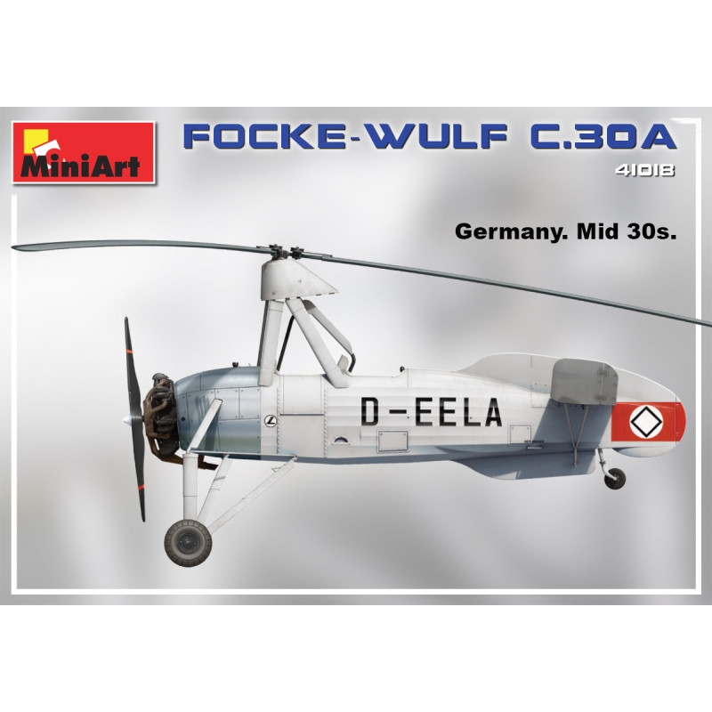 Fock-wulf FW C.30A Heuschrecke, late prod, 3 versions - MiniArt 41018 - 1/35