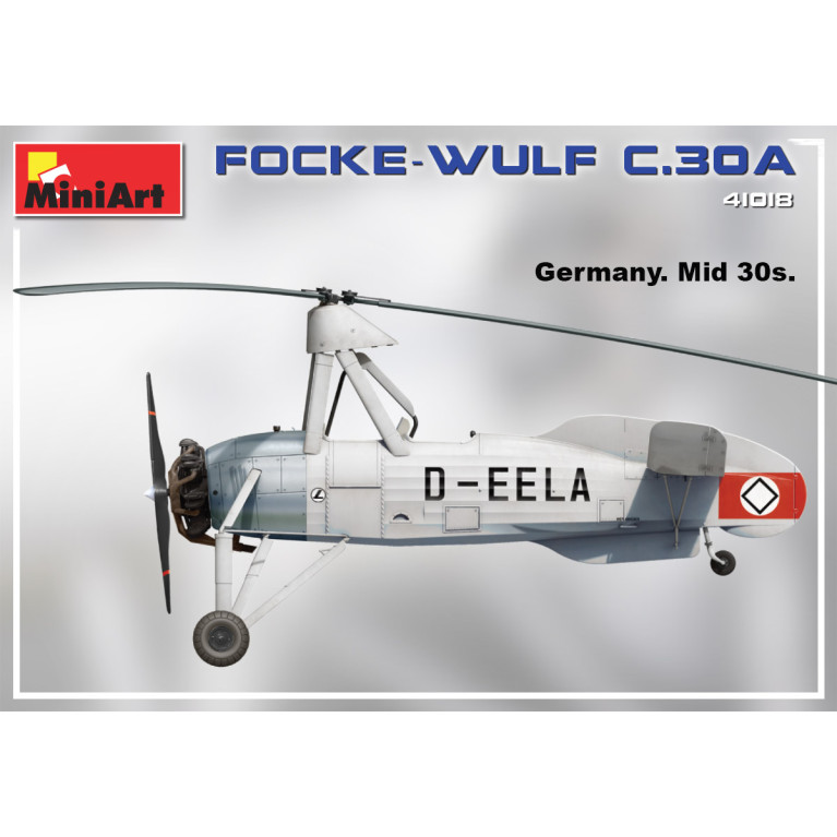 Fock-wulf FW C.30A Heuschrecke, late prod, 3 versions - MiniArt 41018 - 1/35