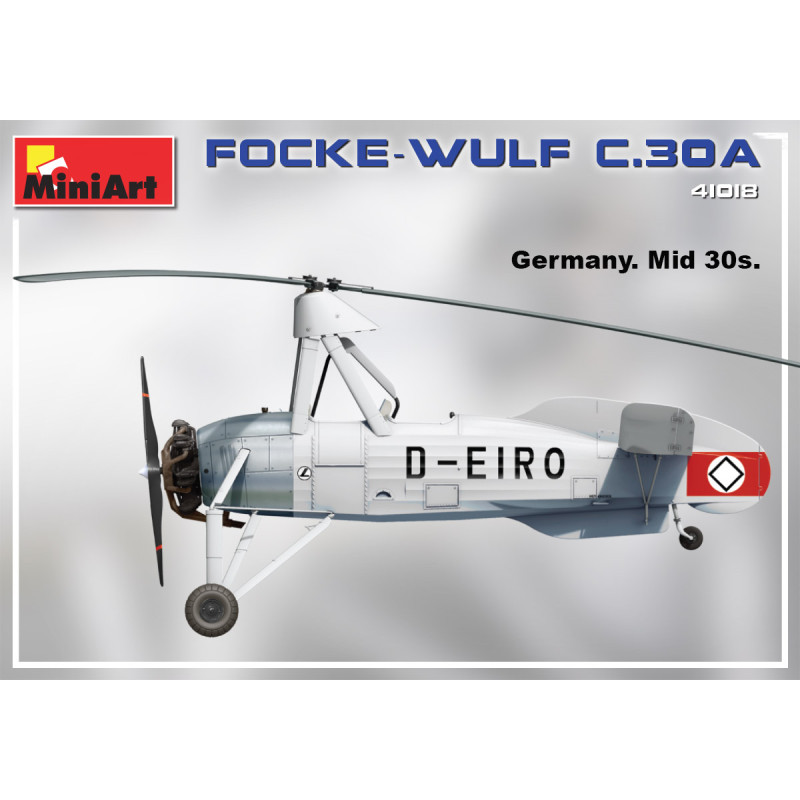 Fock-wulf FW C.30A Heuschrecke, late prod, 3 versions - MiniArt 41018 - 1/35