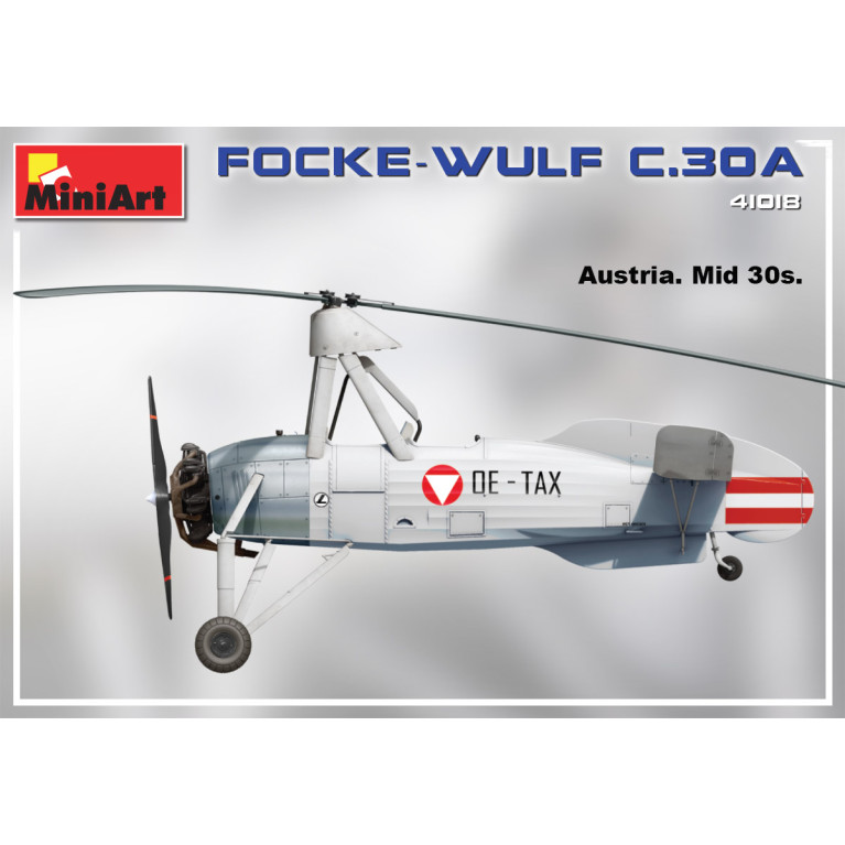 Fock-wulf FW C.30A Heuschrecke, late prod, 3 versions - MiniArt 41018 - 1/35