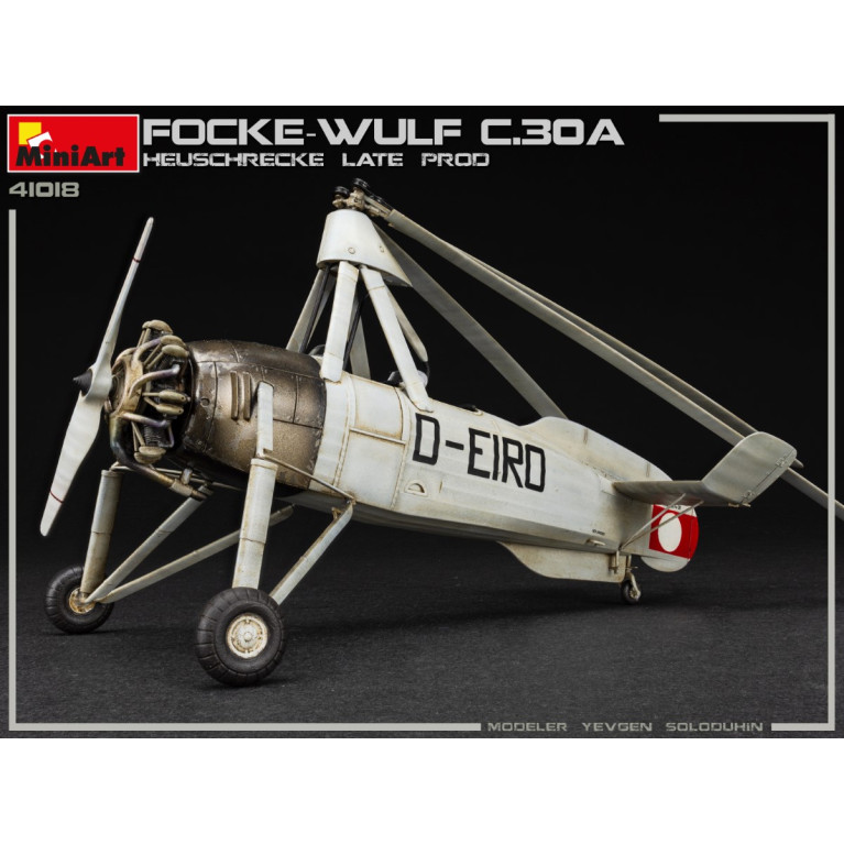 Fock-wulf FW C.30A Heuschrecke, late prod, 3 versions - MiniArt 41018 - 1/35