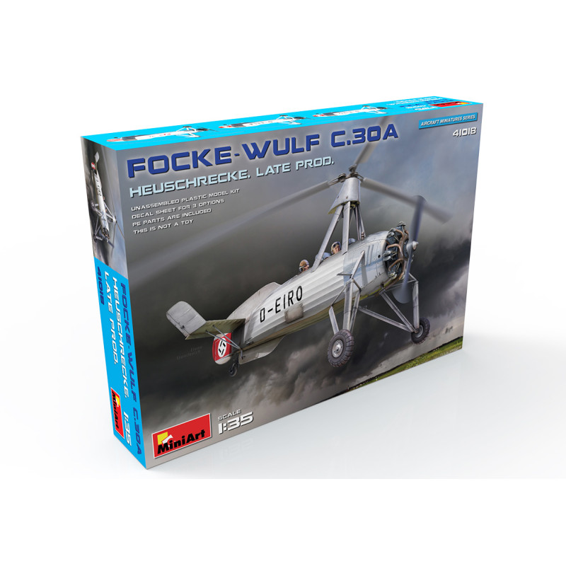 Fock-wulf FW C.30A Heuschrecke, late prod, 3 versions - MiniArt 41018 - 1/35