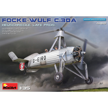 Fock-wulf FW C.30A Heuschrecke, late prod, 3 versions - MiniArt 41018 - 1/35