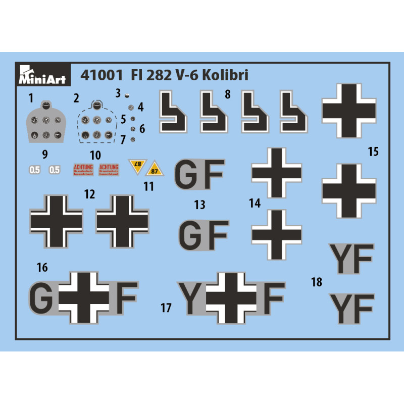 FI 282 Kolibri, 4 versions - MiniArt 41001 - 1/35