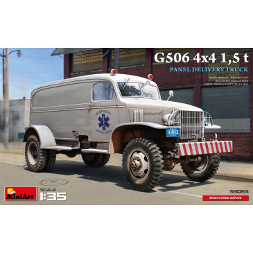 Camion de livraison de panneaux G506 4x4 1.5t, 4 versions - MiniArt 38083 - 1/35