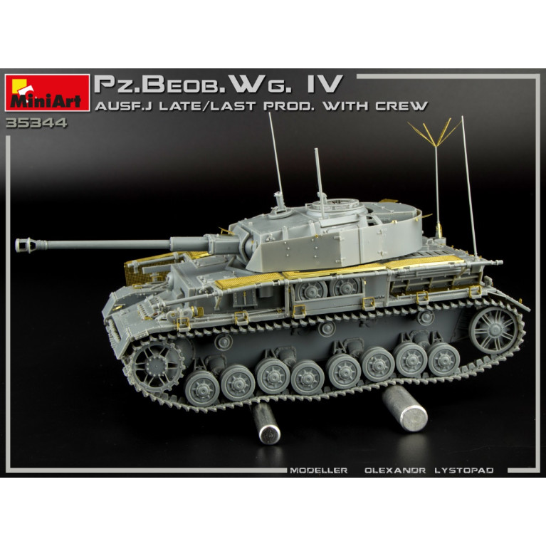Pz.Beob.Wg.IV Ausf. avec équipage, late prod, 4 versions - MiniArt 35344 - 1/35