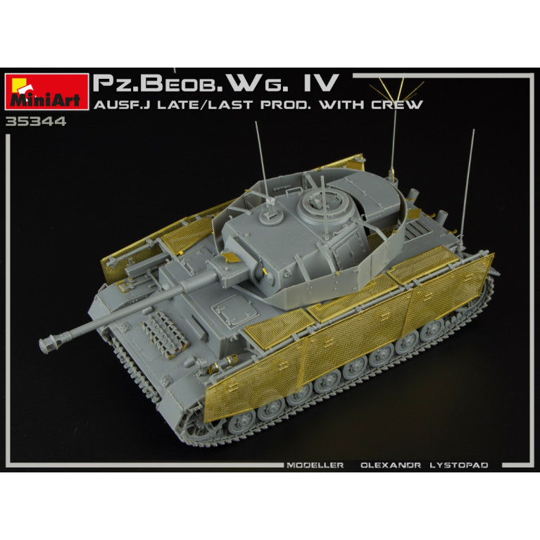 Pz.Beob.Wg.IV Ausf. avec équipage, late prod, 4 versions - MiniArt 35344 - 1/35