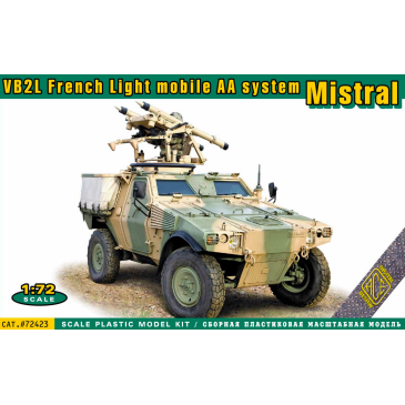 VBEL Mistral véhicule léger français, AA system - ACE 72423 - 1/72