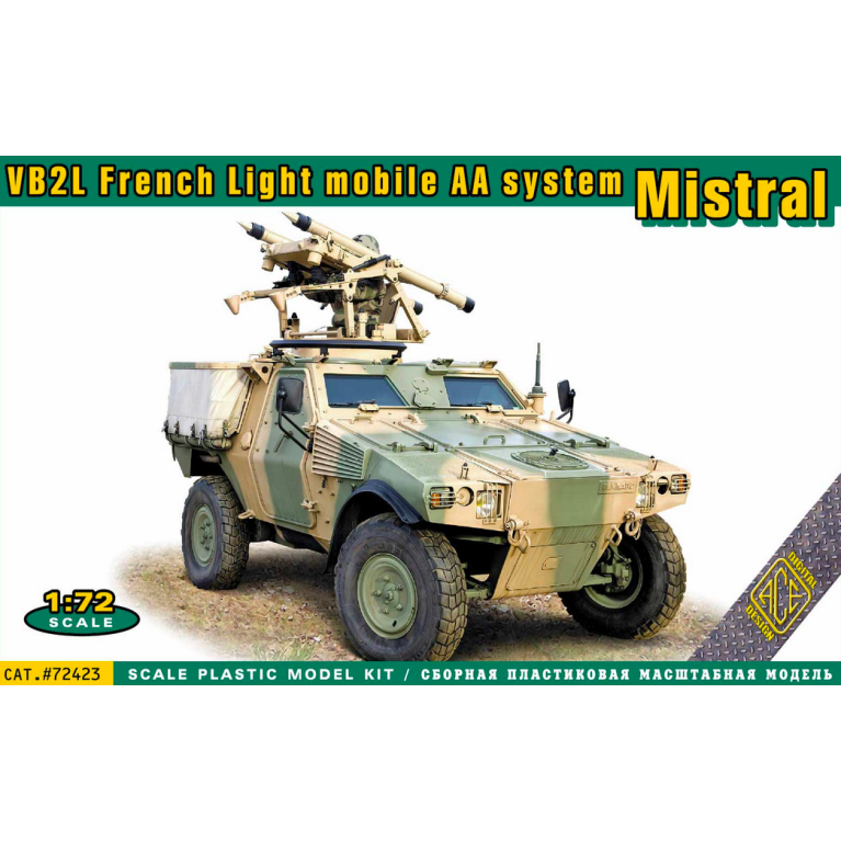 VBEL Mistral véhicule léger français, AA system - ACE 72423 - 1/72