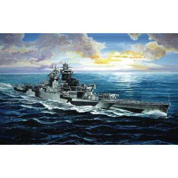Navire de guerre français Richelieu, 1943 - TRUMPETER 05750 - 1/700