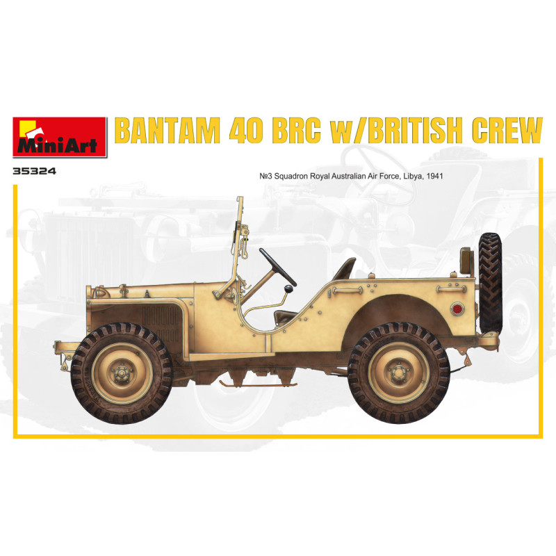 Bantam 40 BRC avec équipage britannique, Édition spéciale - MiniArt 35324 - 1/35