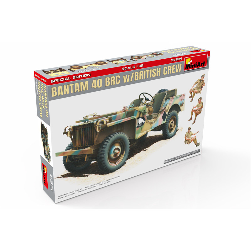 Bantam 40 BRC avec équipage britannique, Édition spéciale - MiniArt 35324 - 1/35