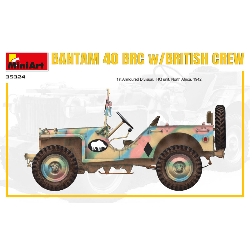Bantam 40 BRC avec équipage britannique, Édition spéciale - MiniArt 35324 - 1/35