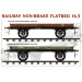 Plateforme ferroviaire sans frein 16.5t - MiniArt 39004 - 1/35