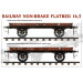 Plateforme ferroviaire sans frein 16.5t - MiniArt 39004 - 1/35