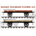 Plateforme ferroviaire sans frein 16.5t - MiniArt 39004 - 1/35