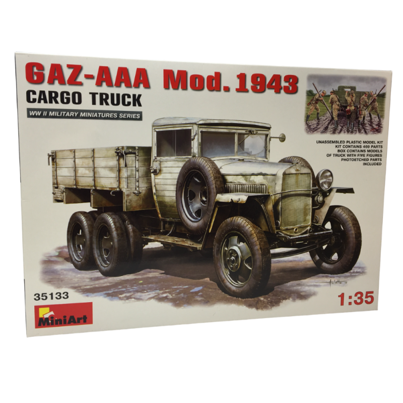 Gaz-AAA, Camion de cargo, 1943 - MiniArt 35133 - 1/35