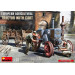 Tracteur agricole européen avec chariot - MiniArt 38055 - 1/35