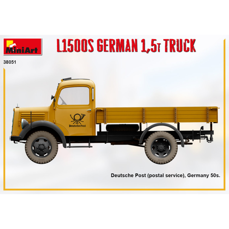 Camion allemand L1500S 1.5T - MiniArt 38051 - 1/35