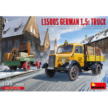 Camion allemand L1500S 1.5T - MiniArt 38051 - 1/35